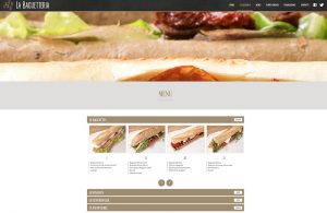 La Baguetteria website